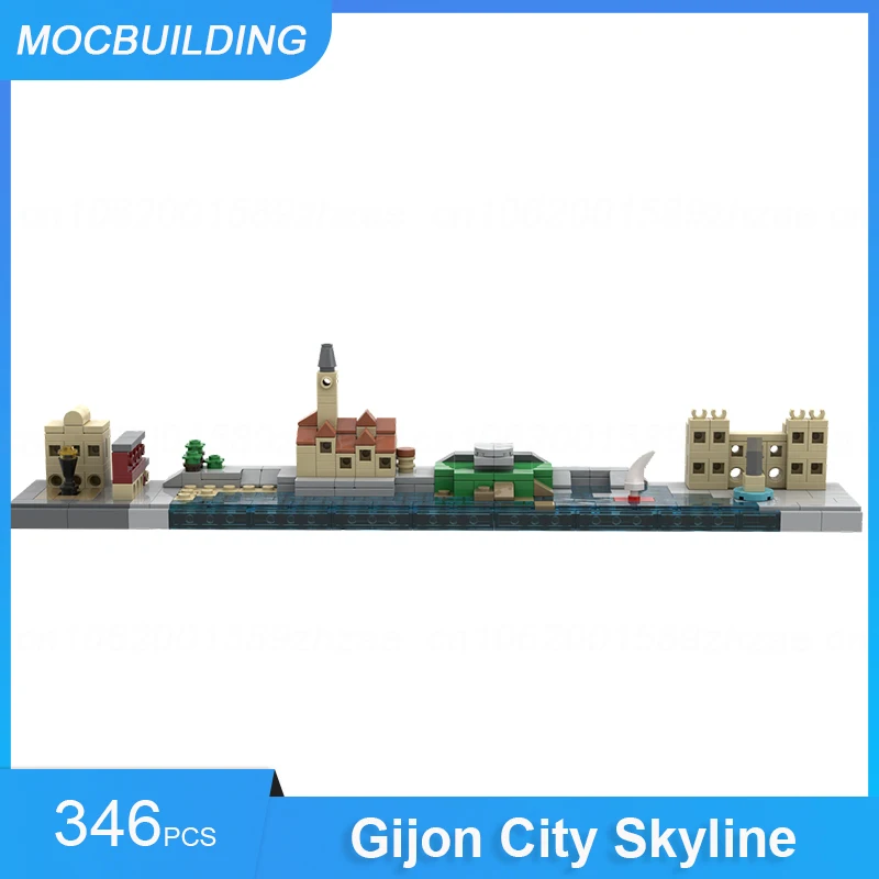 MOC Building Blocks Philadelphia City Map (Skyline) Architecture Model DIY Assemble Bricks Collection Display Xmas Toys Gifts