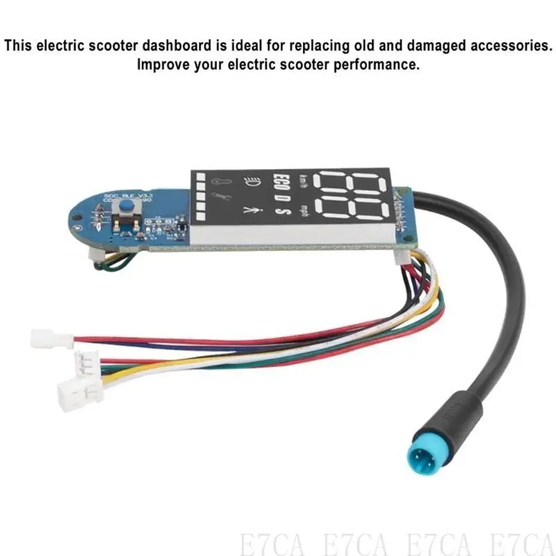 

E7CA Intelligent Electric Scooter Dashboard LCD Screen Instrument Panel Meter with Fault Detection System for F20 F25 F30 F40