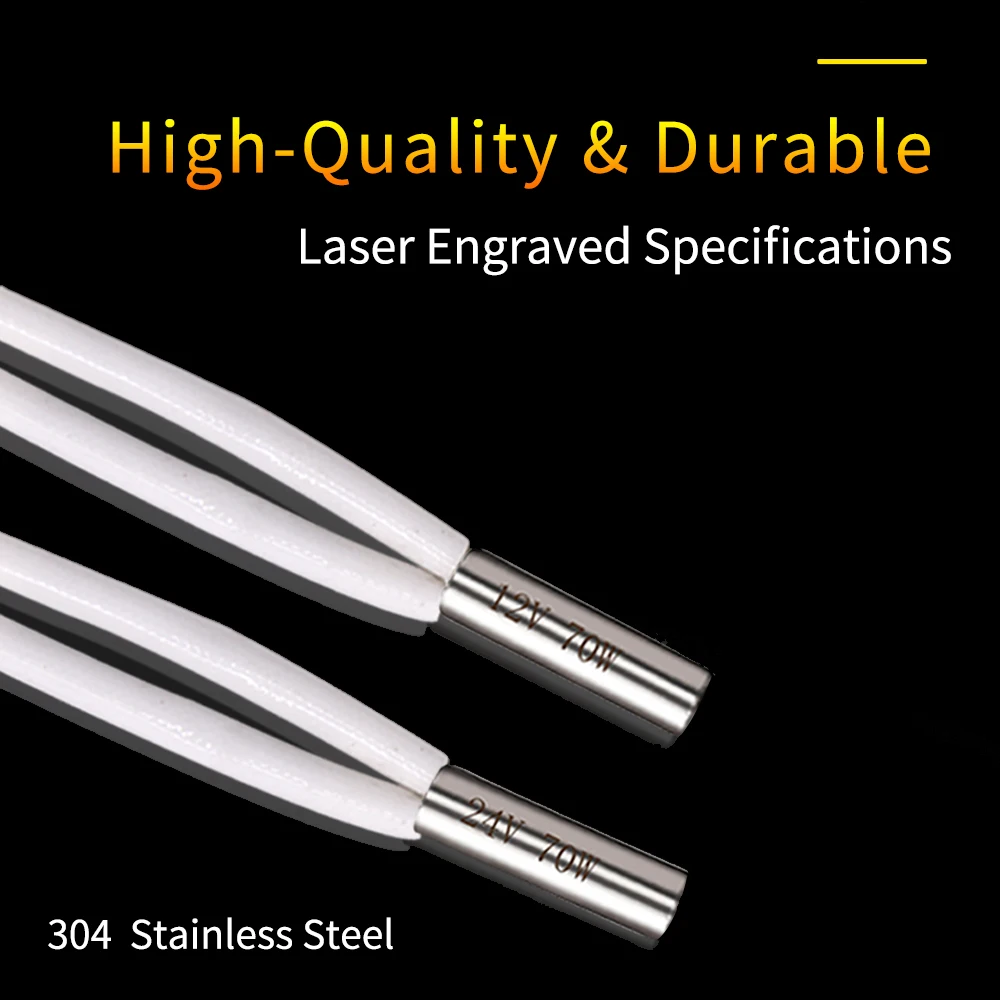 Creativity 1PC 3D Printer Parts Heating Tube 6*20mm 12V 24V 70W Ceramic Cartridge Heater for Mk8 CR10 Ender 3 V6 Hotend J-Head view 2