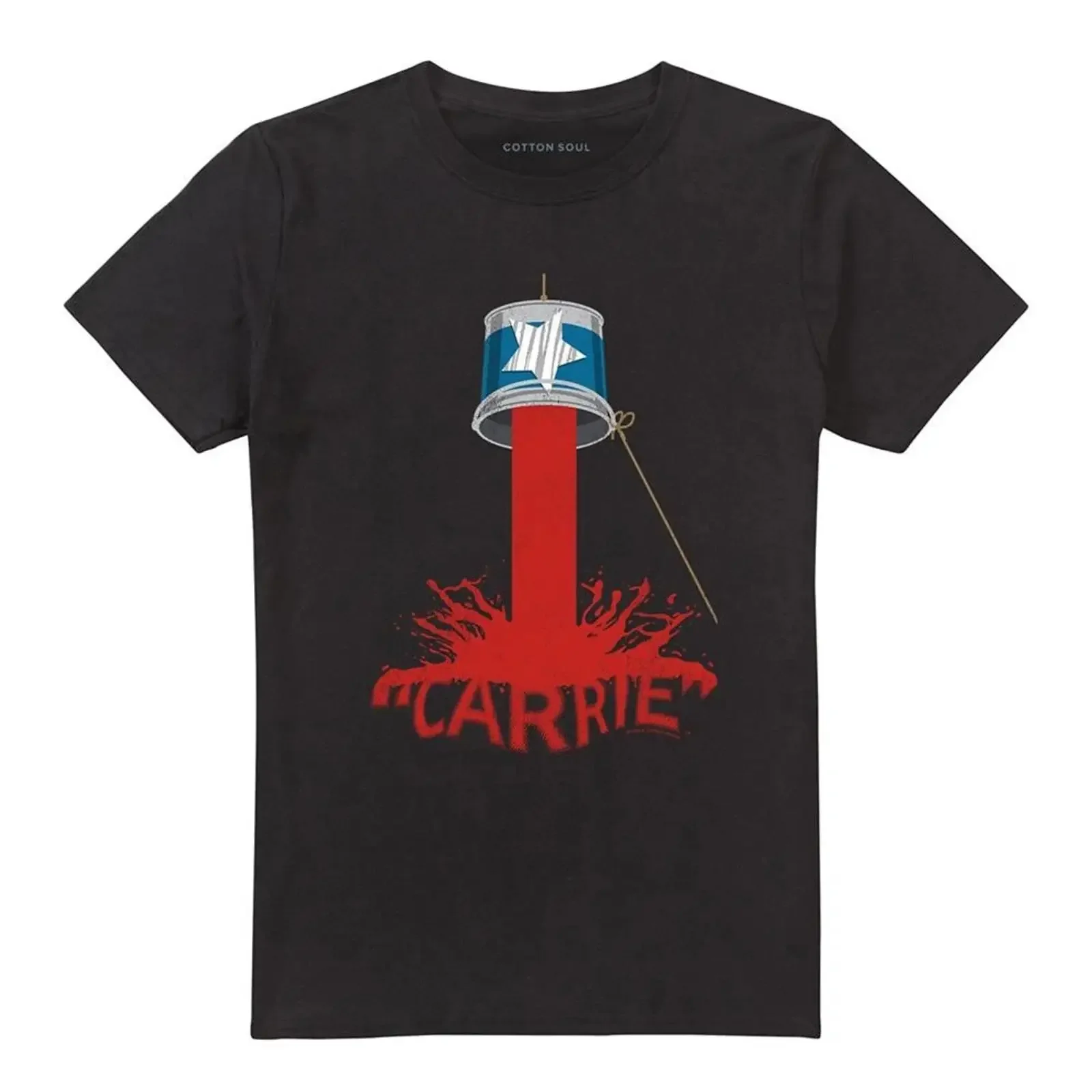 Carrie quot Bucket Of Blood T Shirt für Herren Damen TV24737 vintage Washed Unisex fashion graphic Stretched Comfortable homme