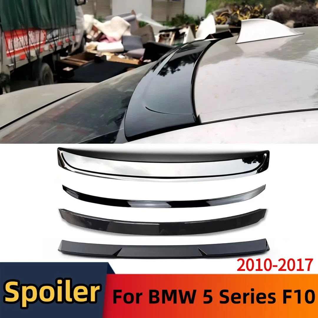 

For BMW 5 Series F10 F18 2010-2017 520i 528i 530i Rear Trunk Roof Spoiler Wing Racing Boot Lip Tail Air Deflector M5 M4 MP Style