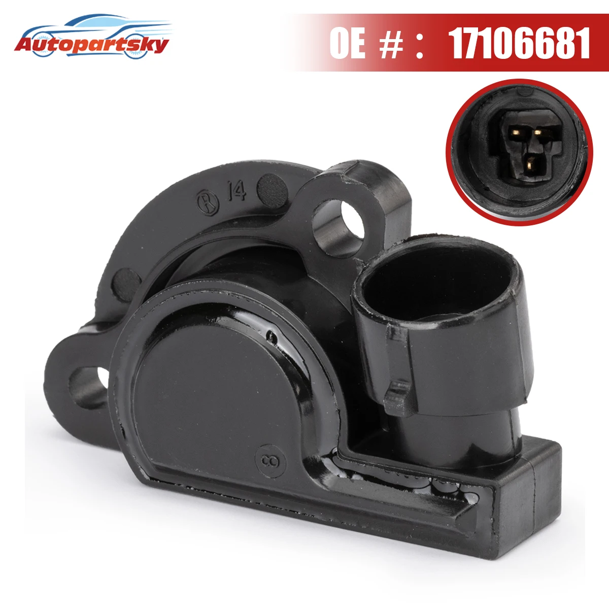 TPS Throttle Position Sensor For Chevrolet Buick Daewoo Pontiac Vauxhall Opel Corsa Astra Vectra Zafira 17106681 Car Accessories