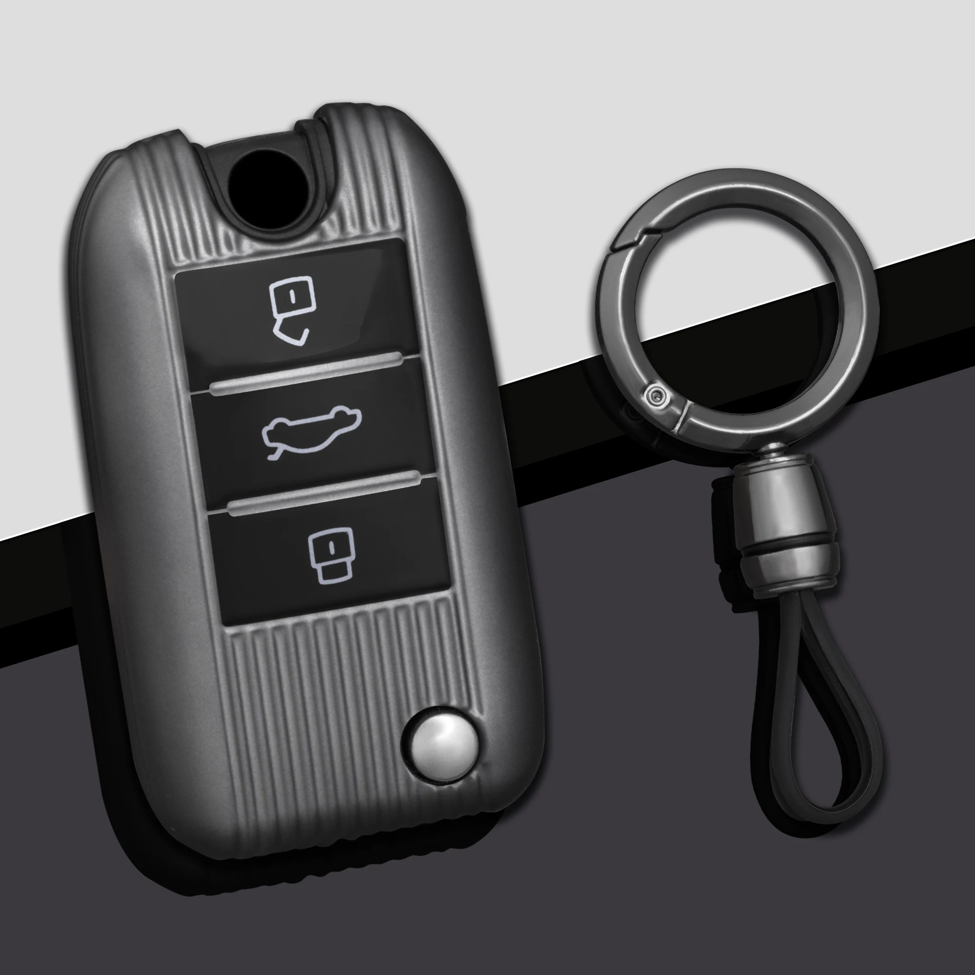 Car Key Case Cover For MG3 MG5 MG6 MG7 MG ZS GT GS 350 360 750 W5 Roewe RX5  Keychain Cover Case Holder Accessories