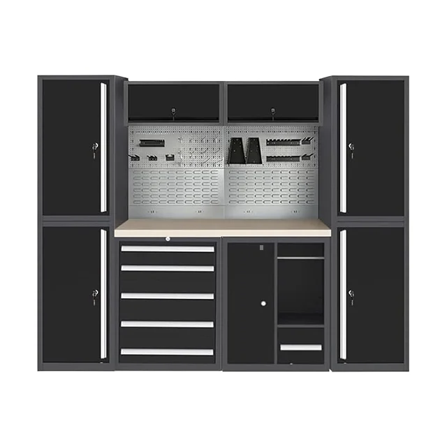 Multi-Drawer Iron Rolling Tool Cart Heavy Duty Tool Cabinet Mobile Industrial Tool Chest Modular Garage Storage System Lockable