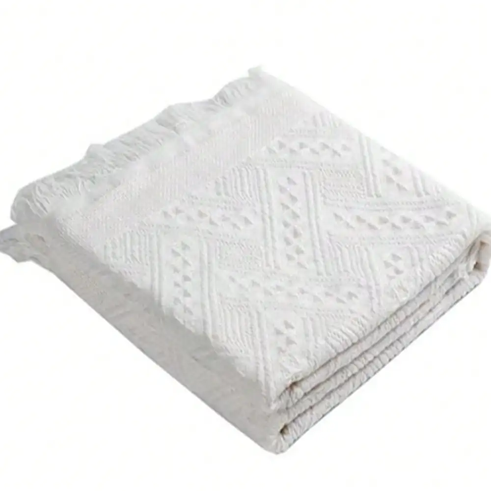 

Portable White French Picnic Mat Universal Outdoor Tablecloth Sofa Cushion Camping Tent