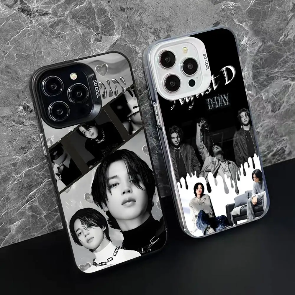 KPOP Kim Jimin  Phone Case for iPhone 16 15 14 13 12 11 X XR XS 8 7 Pro Max Plus Colored Translucent Cover Smartphone Cellphones