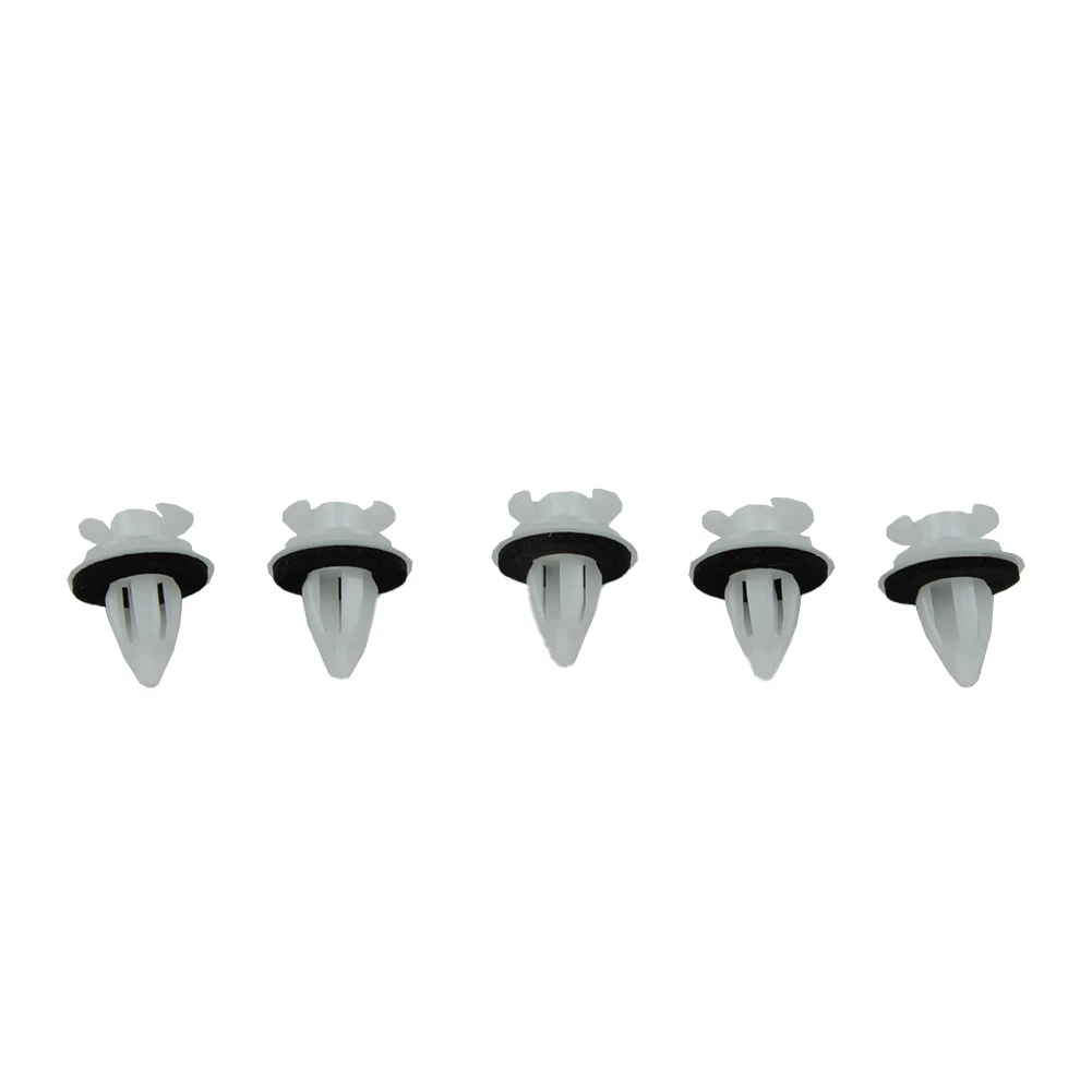 

High Quality New Practical Useful Car Door clips Set Kit White Plastic Replacement Trim 120pcs Accessories Fasteners