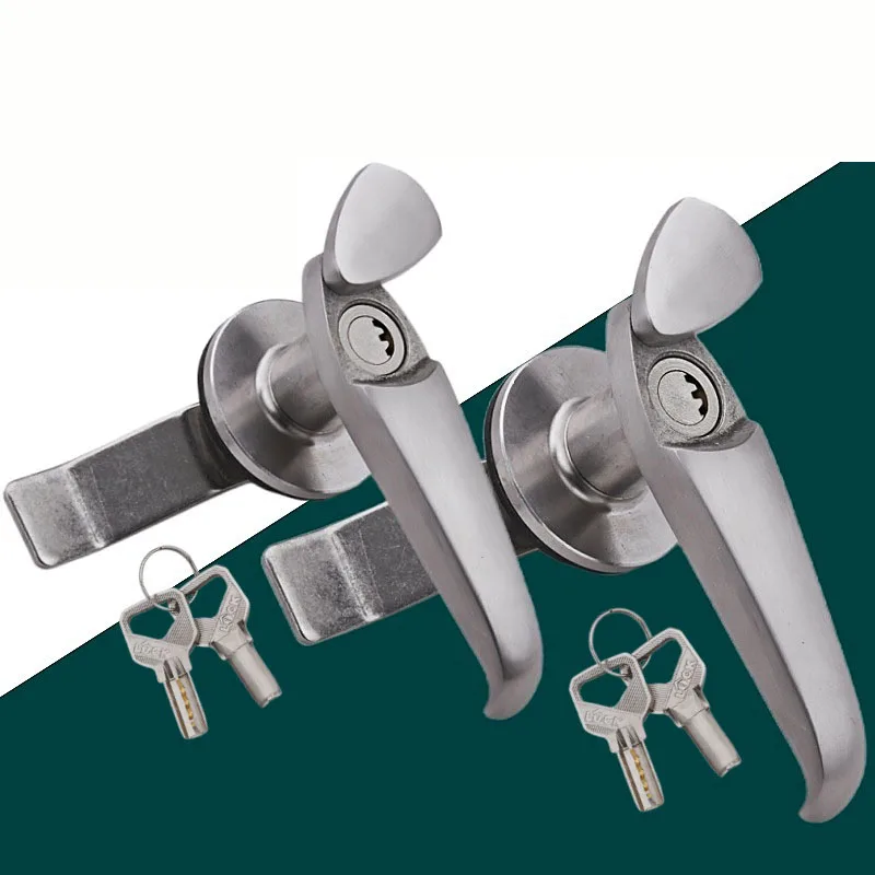 Stainless Steel Handle Lock for Outdoor Electrical Switch Cabinet Equipment Door Rainproof Hand Operated Box Lock