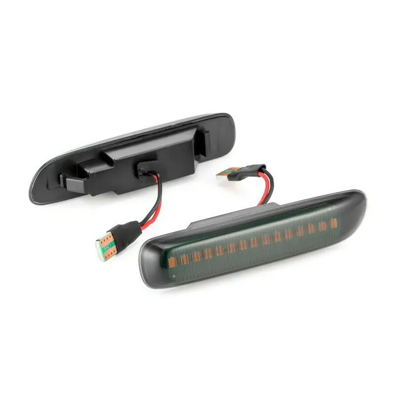 Pair Dynamic Led Side Marker Flowing Turn Signal Light Indicator Blinker For BMW E46 Coupe Compact Cabriolet Touring Saloon