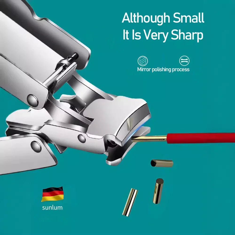 مقص أظافر صغير من الفولاذ المقاوم للصدأ مع وظيفة الملف، تصميم رائع قابل للطي على شكل أمتعة، أداة طلاء أظافر محمولة #4