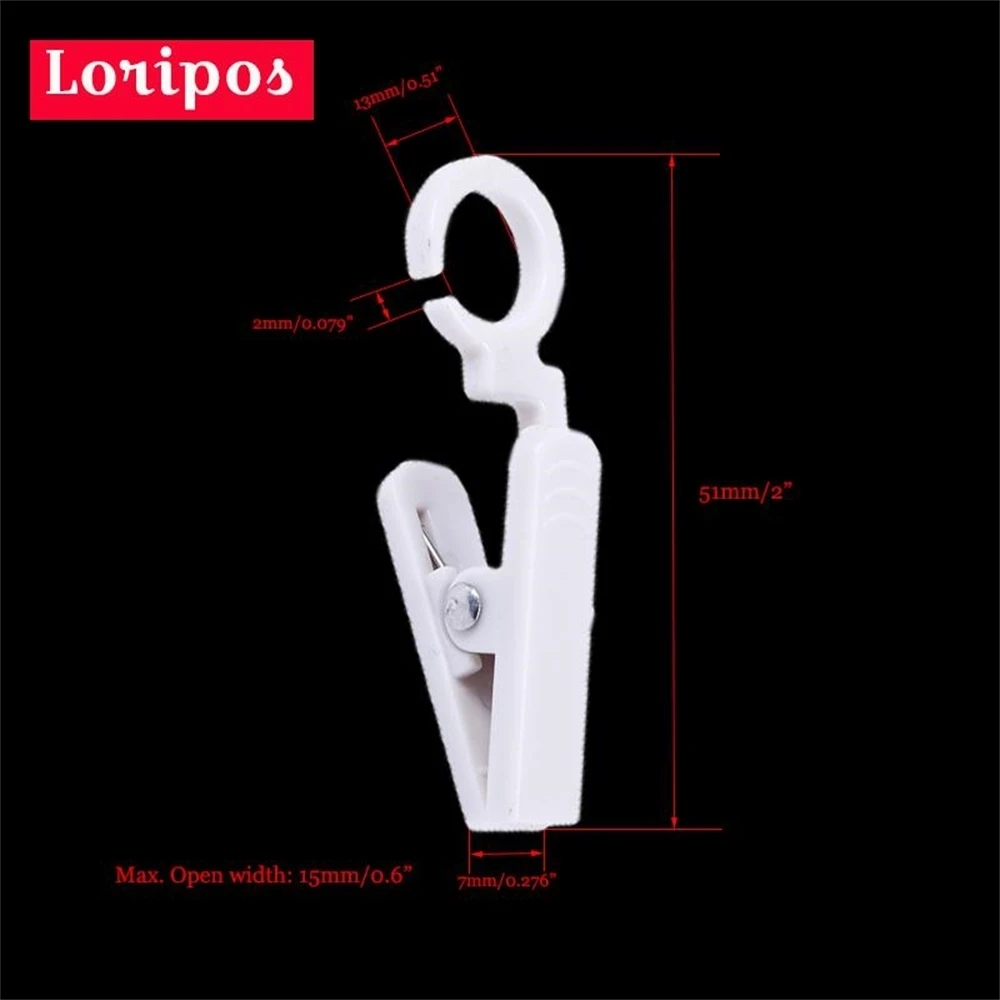 

Plastic Pop Hanging Sign Clip Price Tag Label Card Holder Hook Hanger Products Display Rack Promotion Clamp Snap H51mm 50pcs