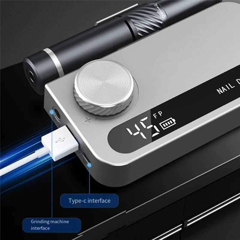 

【24 часа-распродажа!】Шлифовальный станок, электрическая дрель для ногтей, скорость 45000 об/мин для личной гигиены, пыльца персикового цвета