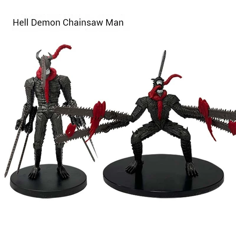 

Anime Chainsaw Man Series Hell Demon Chainsaw Man Hunter Boqita Scene Anime Hand Made Animation Ornament Model Toy