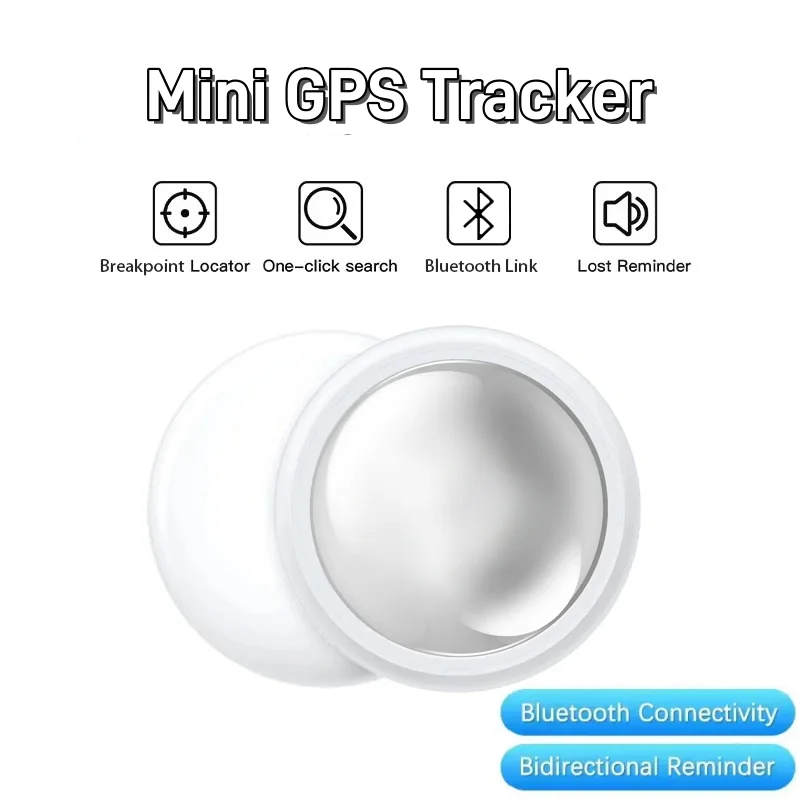 Mini Smart Finder Bluetooth GPS Tracker Airtag Przenośny lokalizator śledzenia Urządzenie przypominające zapobiegające zgubieniu Portfel na klucze dla zwierząt Wyszukiwarka dla IOS