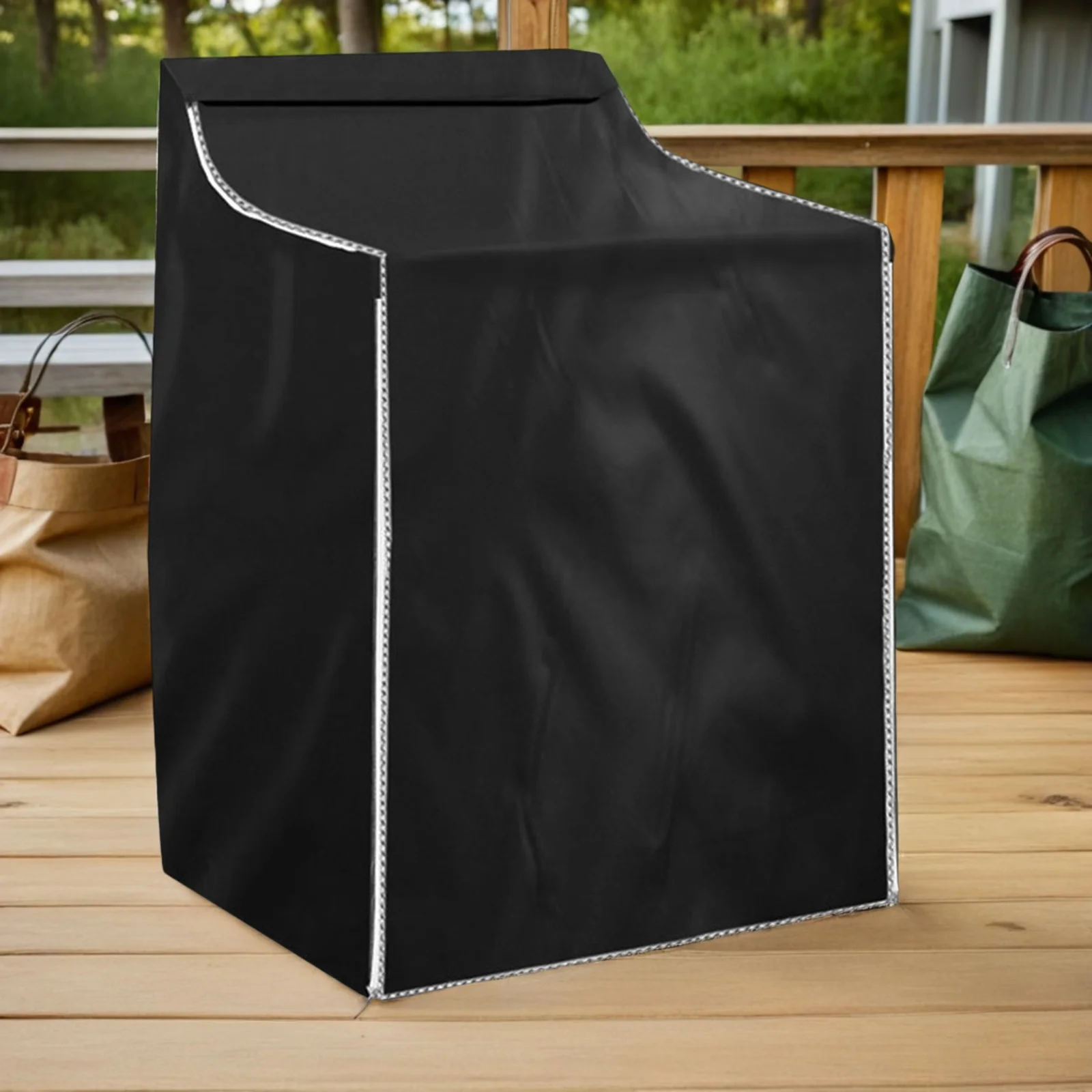 غطاء غسالة مقاوم للماء والغبار وحماية مقاومة للأشعة فوق البنفسجية للغسالة الأوتوماتيكية ذات التحميل الأمامي في الهواء الطلق