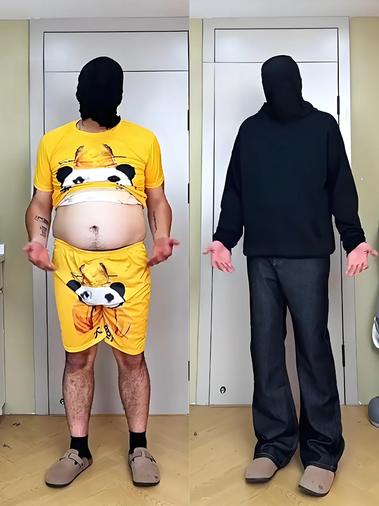 

Denim Black Knife Jeans Autumn Loose Fit Men's Pants Thighs Thickened Booty Large American Style Slimming Long Trousers