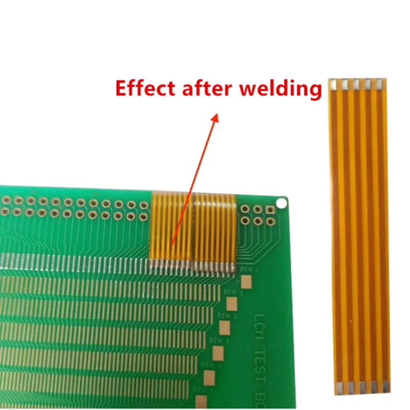 5Pcs Yellow FPC/FFC Welding Type Flexible Flat Cable 0.5/0.7/0.8/1.0/1.27/1.5mm Pitch 3-20Pin for Electronic Connection