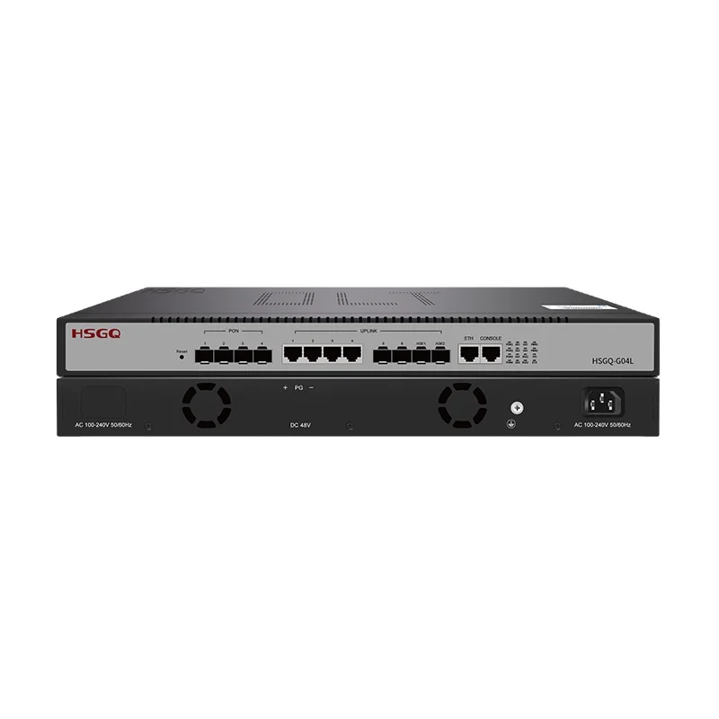 HSGQ-G04L High Quality and Low Price 4 Port OLT Fiber Optic Equipment FTTX FTTH Solutions gpon 4 port olt