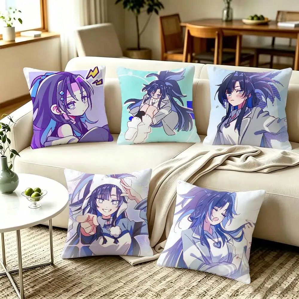 Way 2 U Ouro Kronii hololive EN   Home Sofa Cushion Covers and Aecorative Custom Pillow Covers