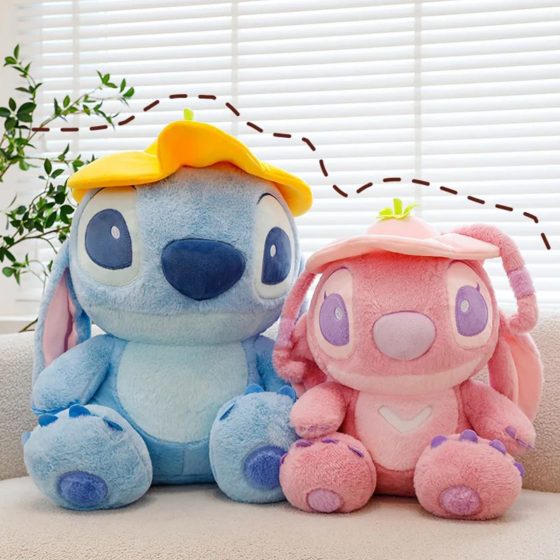 30-45cm 릴로 & 스티치 귀여운 만화 인형 장난감 카와이 애니메이션 부드러운 인형 베개 달래기 장난감 소년 소녀를위한 생일 선물