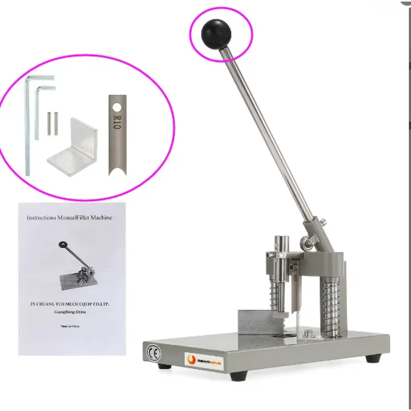 Manual Corner Cutting Machine for Photo Album PVC Leather Card Paper Round Edge Cutter Tool DIY Craft Office Stationery