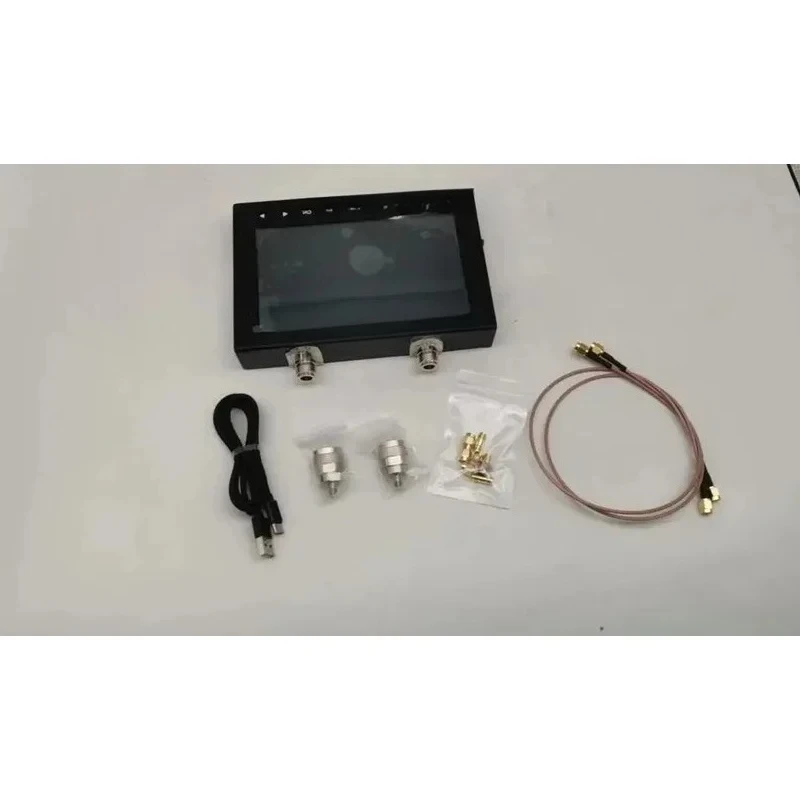 7 Inch IPS Touch LCD 50KHz ~4.4GHz Vector Network HF VHF UHF Antenna Analyzer 100DB Dynamic VNA English Version