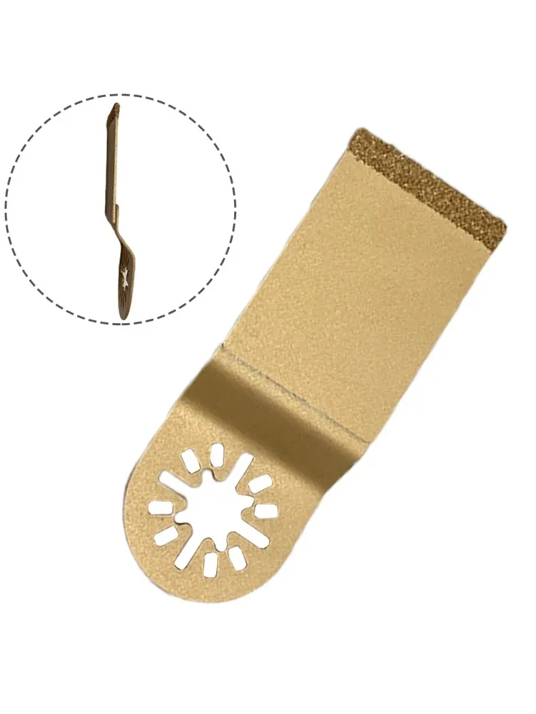 Lame de scie oscillante en carbure de tungstène, diamant doré, carrelage, pierre de béton, coupe multifonctionnelle pour outils Fein, accessoires 1 pièce