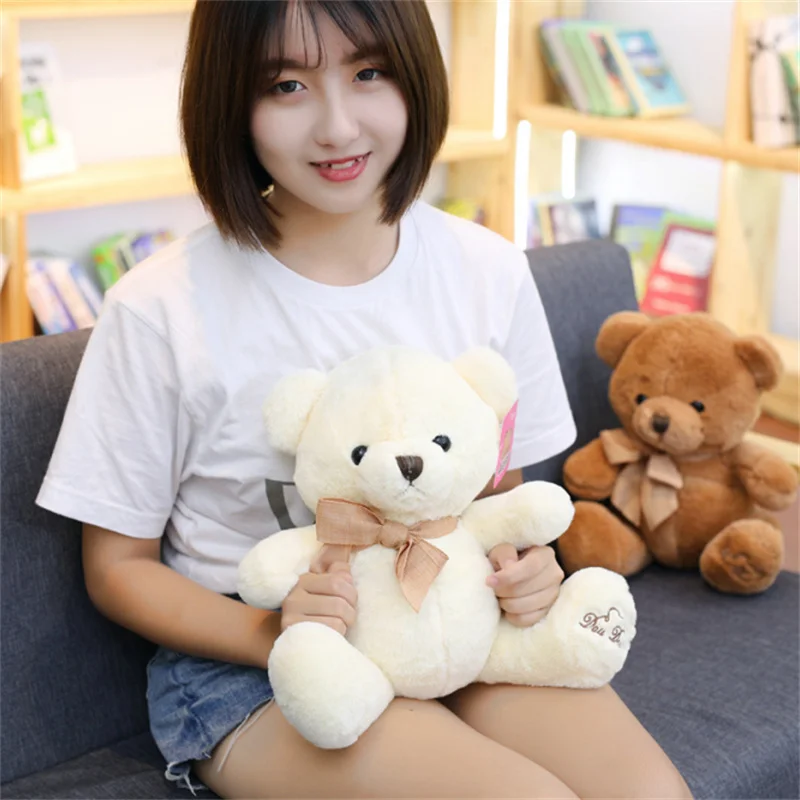 دمية دب أفخم دمية للأطفال ، لينة محشوة الحيوان ، ألعاب لطيف ، هدية عيد ميلاد ، عطلة مفاجأة ، هدية الشركة ، Kawaii ، 40 سنتيمتر
