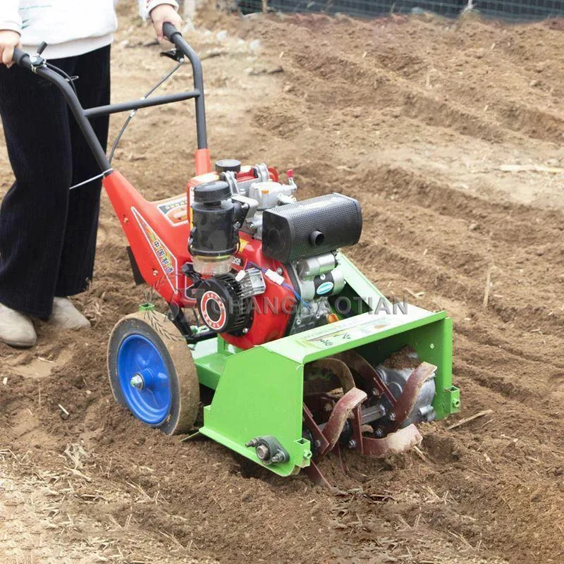 

Smooth Mowing Tiller Mini Power Weeder Machine
