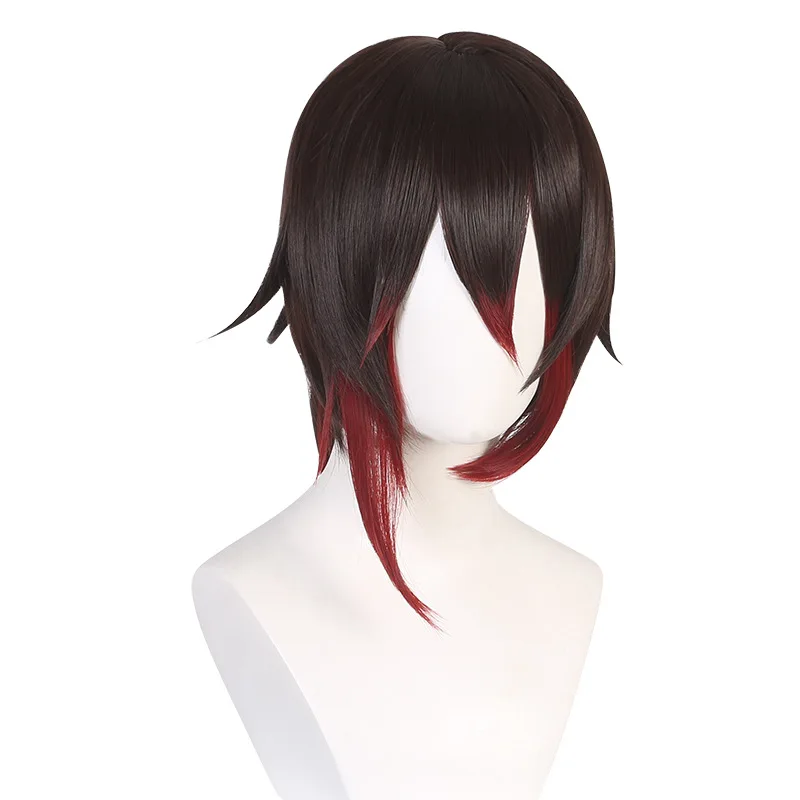 崩壊スタードーム鉄道駅クラウドコスウィッグ徐々に変化するシングルポニーテールタイガーマウスクリップコウィッグシミュレーション頭皮