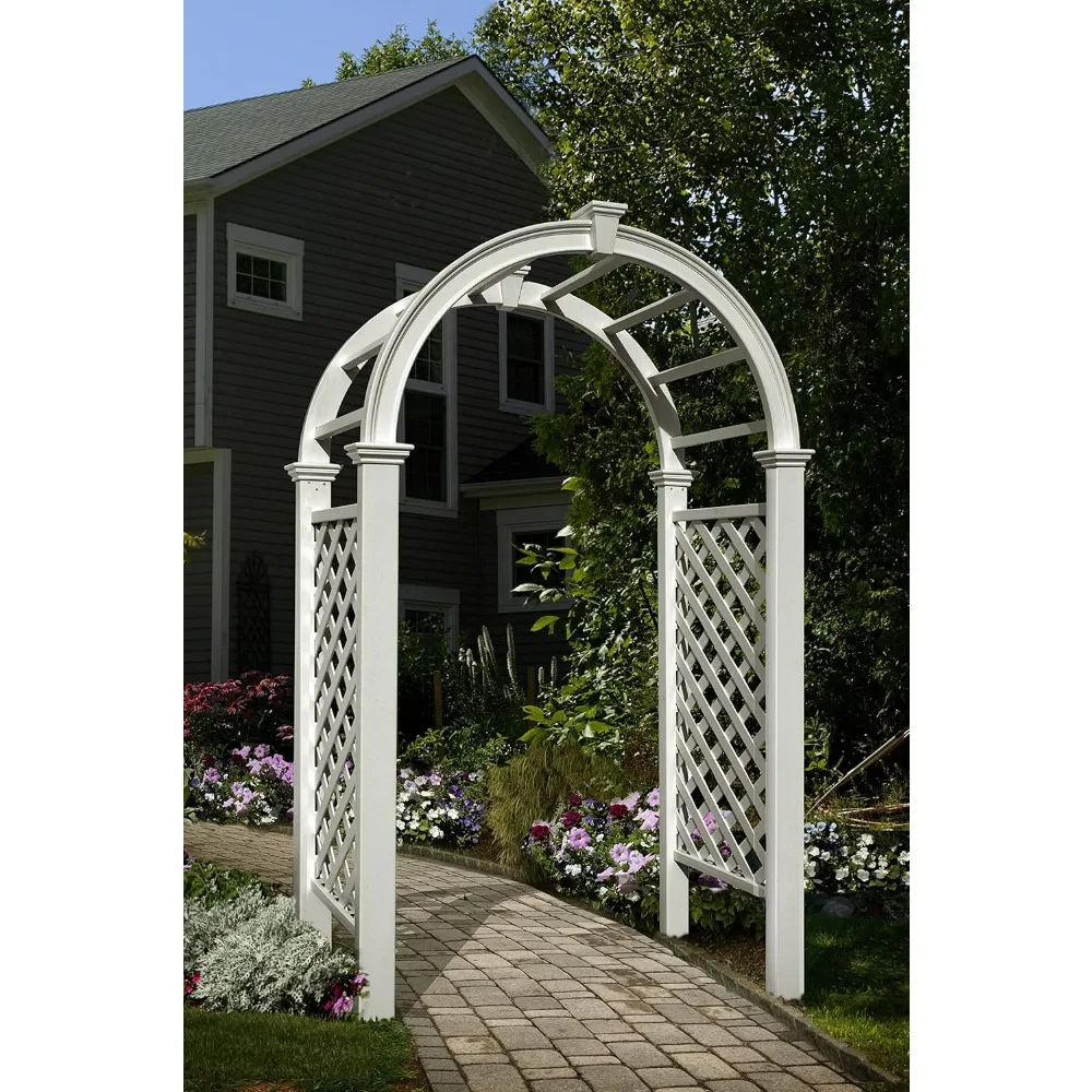 Livingston Arbor, White wedding arch