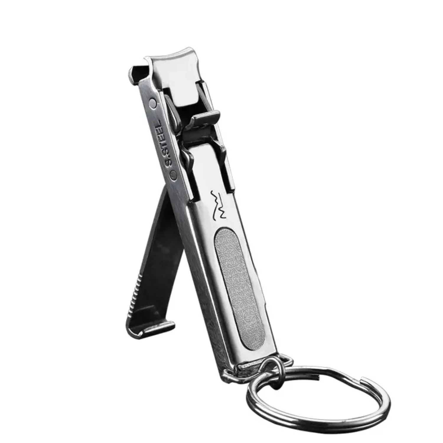 High Quality Portable Stainless Steel Ultra Thin 0.5cm Nail Clipper - Durable and Foldable Design - Convenient Grooming Tool for