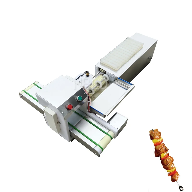 

High Quality Fully Automatic Skewer Making Machine: a Low-Cost Barbecue Beef And Lamb Skewer Making Machine