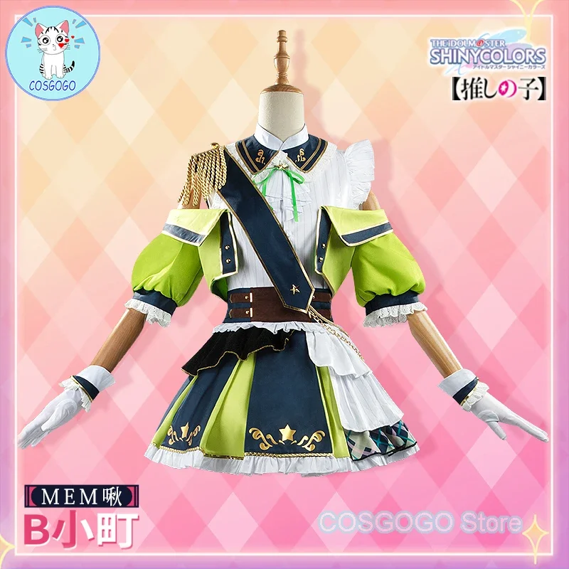 COSGOGO Anime OSHI NO KO X HE IDOLM@STER SHINY COLORS Linkage Clothing MEM Cosplay Costume Halloween Outfits Women New Suit