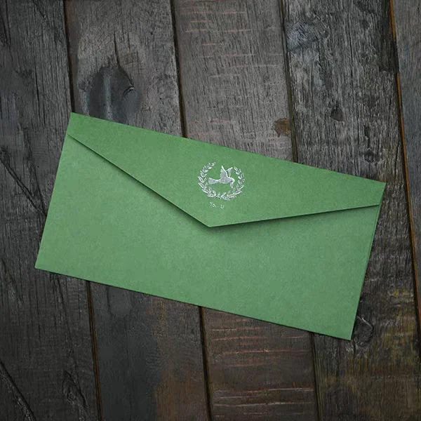 Custom Logo Gold Foil Kraft Paper Envelopes Personalized Business Wedding Invitation Greeting Envelopes for Party Gift Use