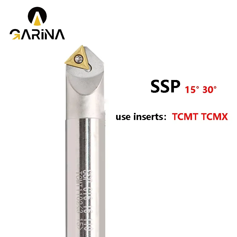 

GARINA SSP C10-12-110 C12-12-110 C20-20-130 30 45 Degree Chamfering Tools Milling Cutter Knife Inserts CNC End Mill TCMT TCMX