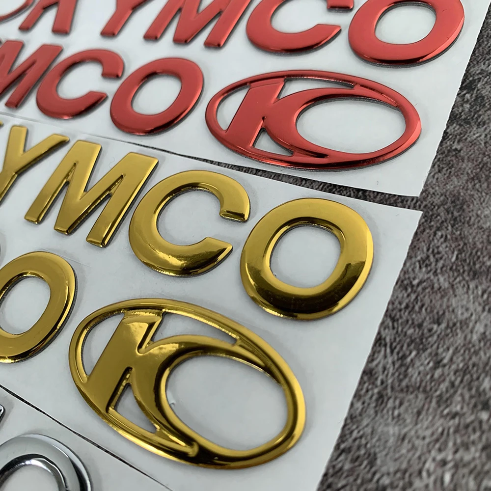 

For KYMCO AK550 AK 550 Xciting 250 300 GP125 Like125 Like150 CT250 Motorcycle 3D Emblem Badge Decal Tank Wheel Sticker