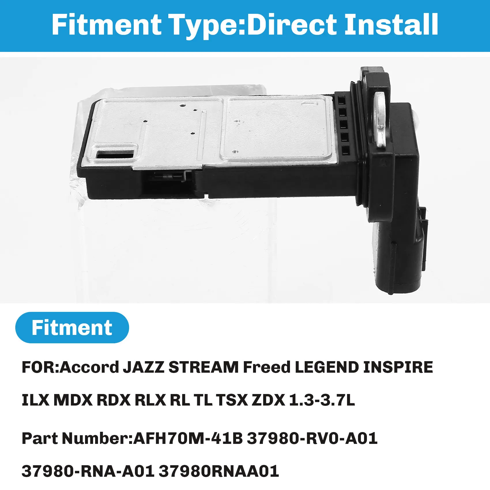 Capteur de débit d'air AFH70M-41B 37980-RV0-A01 37980-RNA-A01 pour Honda Accord JAZZ LEGEND INSPIRE Acura ILX 1.3-3.7L