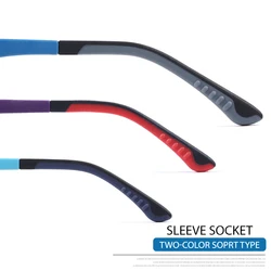 COLOUR_MAX  3pairs Glasses Foot Cover Eyeglasses Anti-slip Sport Sleeve for Men And Women