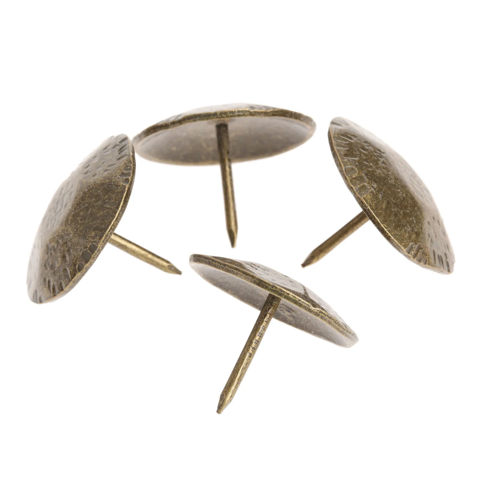 

50pcs Bronze Honeycomb Pattern Iron Nails 26x20mm Furniture Decor Pin Upholstery Tacks Studs Pins Antique Pushpin Home Hardware