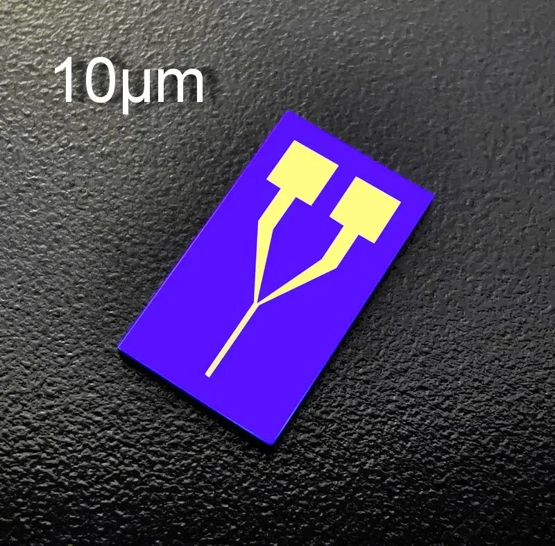 Micro-capacitor single-channel interdigital electrode gas biosensor photoelectric detection