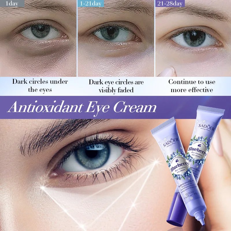 Blueberry Eyes Cream Firming Eye Anti Wrinkle Dark Circles Under Eye Remover Moisturizing Brightens Eyes Skin Care Products