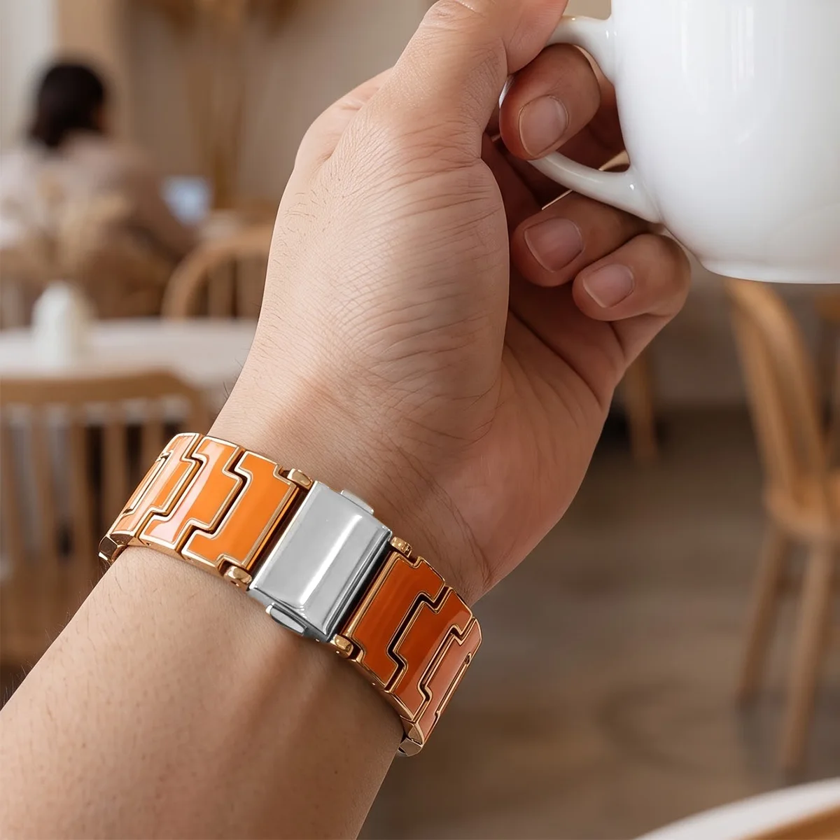 20mm PC Bracelet Strap for Samsung Galaxy Watch 7 FE 5 Pro 4 6 Classic Band 44mm 40mm Sport Correa Loop Metal Button