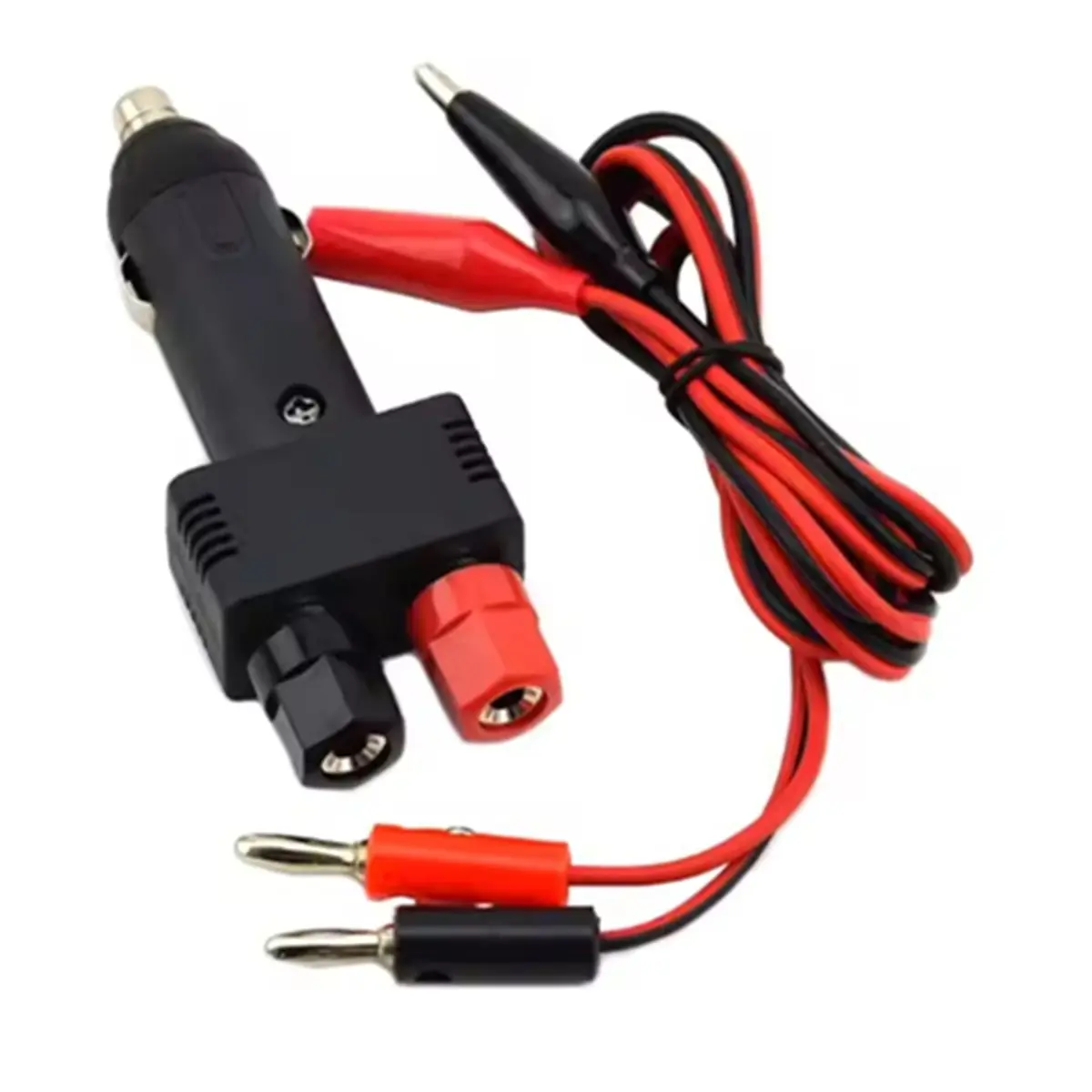 

A003 Кабель питания для автомобильного прикуривателя DC12V/10A, модифицированный автомобильный зарядный кабель с разъемом типа «банан», 1 м, промышленный класс, с чипом