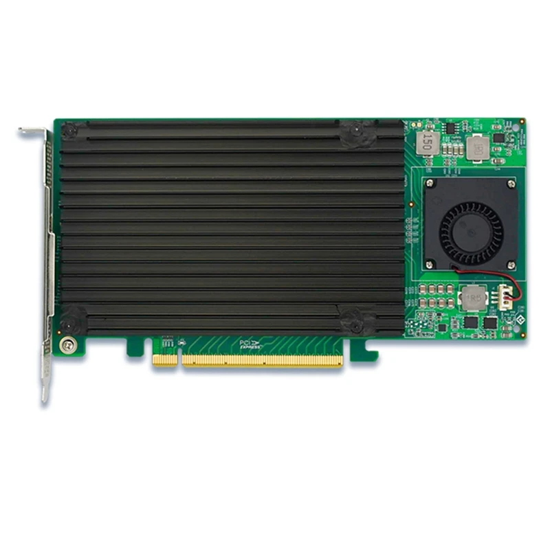 AC51-4 M.2 Nvme SSD Pcie X16 Adapter With PLX 8747 PCI Express 3.0 X16 Switch To 4 Ports M.2 Adapter Card---STC PE3162-4I