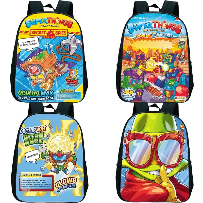 SuperThings Print Backpack  for Child Light Weight Child Fashion Student Knapsack Best Gift  School Large Capacity