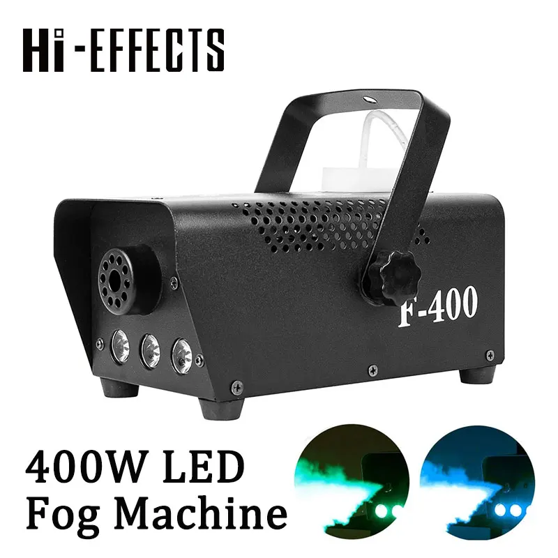 

LED Mini Haze Fog Machine 400W Wireless Smoke Machine for Party Wedding Stage Effect Portable Fog Equipment