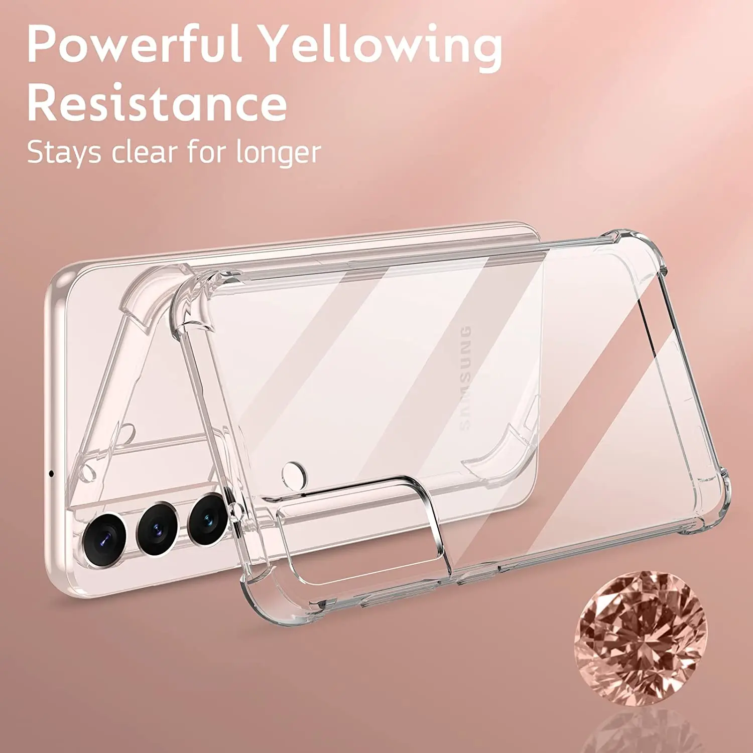 Transparent Soft Case For Samsung Galaxy S20 FE S21 S22 S23 Ultra S9 S10 Plus S10E Shockproof Shell For Note 9 10 20 Back Cover