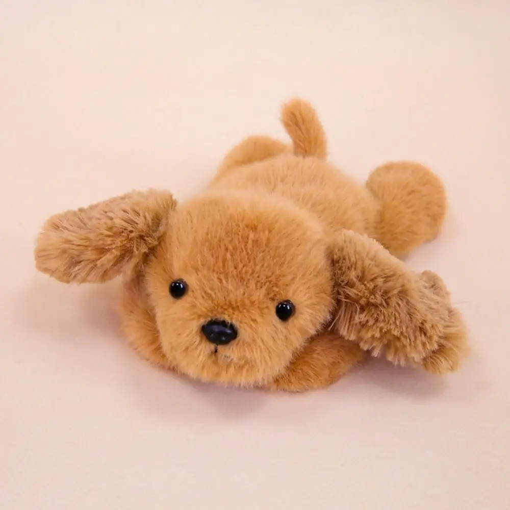 หมอนโซฟาตุ๊กตาสัตว์เลี้ยงลูกสุนัขขนปุย หมอนหนุนรูปสุนัขจำลอง ขนาด 20 ซม. ของขวัญวันเกิดสำหรับสุนัข