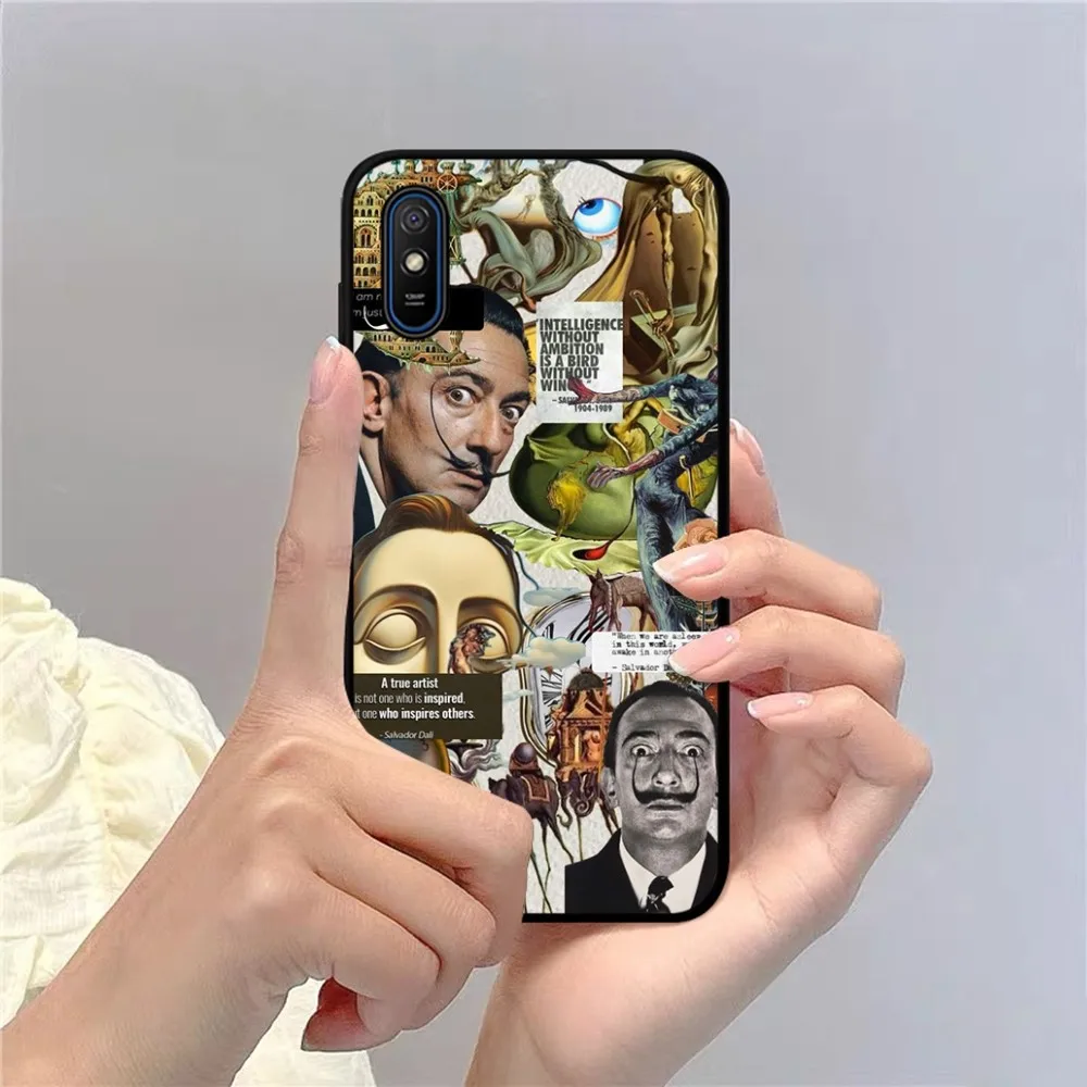 Salvador art D-Dali Phone Case For Redmi 5 6 7 8 9 10 plus pro 6 7 8 9 A GO K20 K30 K40 pro plus F3 Fundas